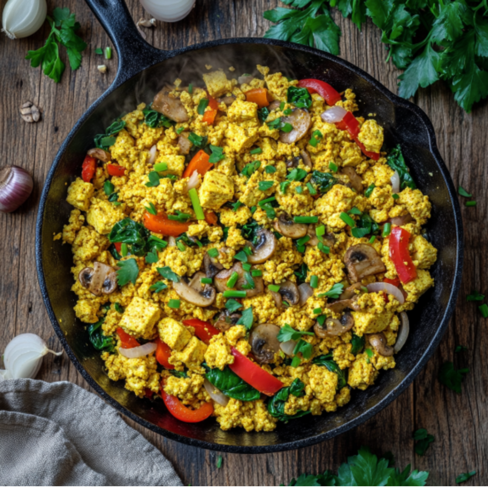 Protein-Packed Tofu Scramble