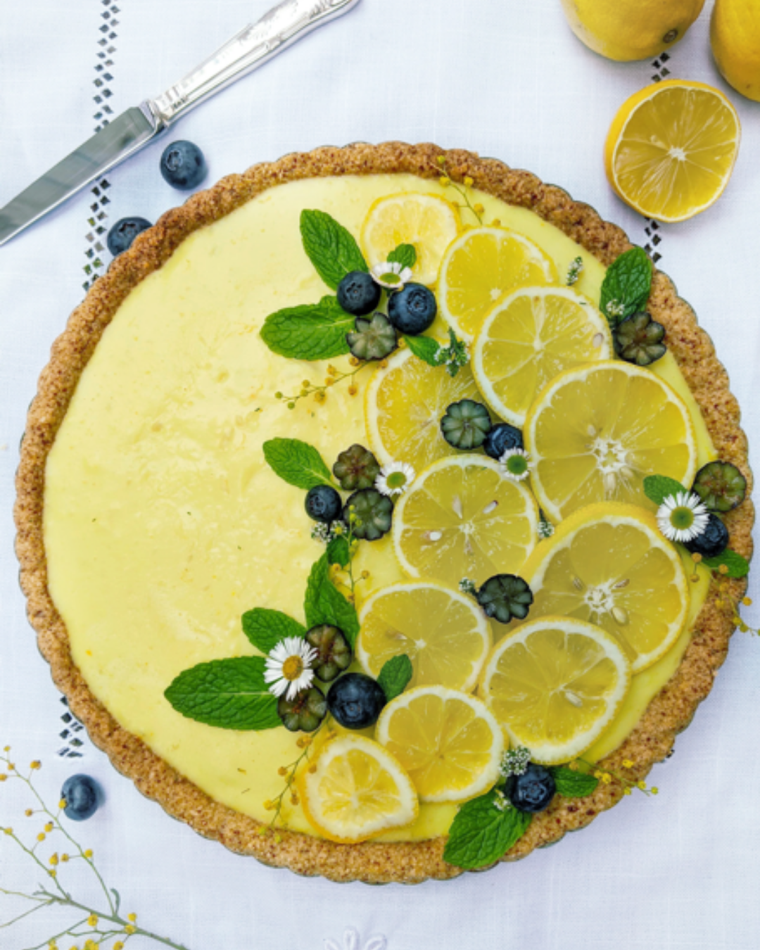 Vegan Lemon Curd Tart