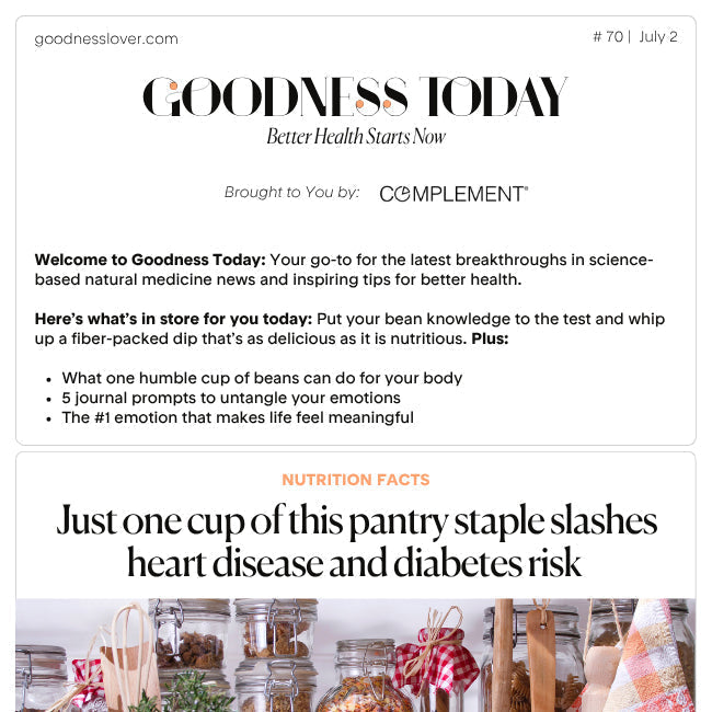 Issue 70: 🍎 The type of bean you eat actually matters