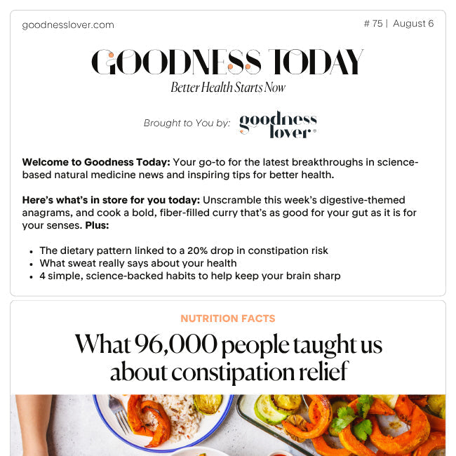 Issue 75: 🍎 2 eating patterns that reduce constipation risk