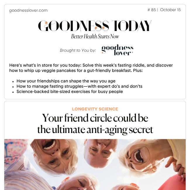 Issue 85: 🍎 Not all anti-aging secrets come in a bottle