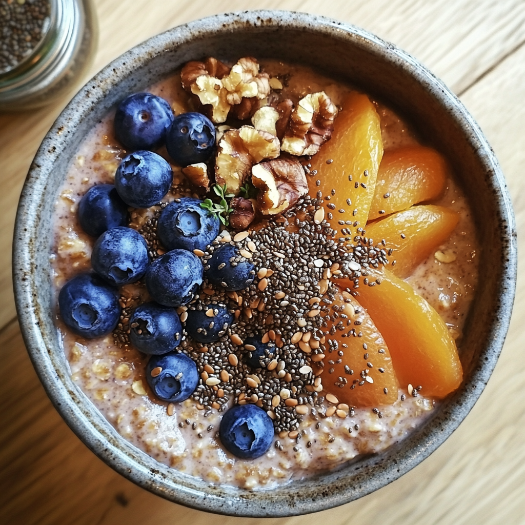 Flaxseed & Apricot Hormone-Balancing Porridge
