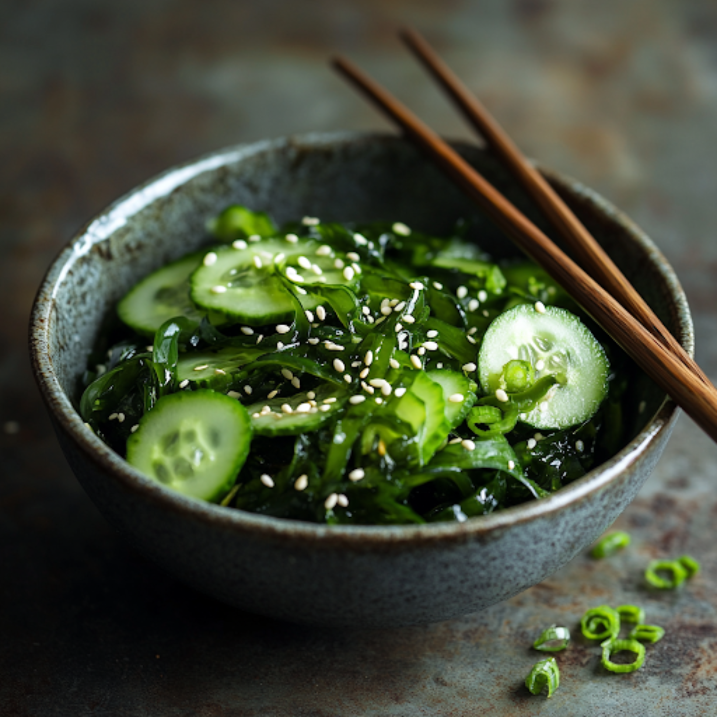 Simple Wakame Cucumber Salad