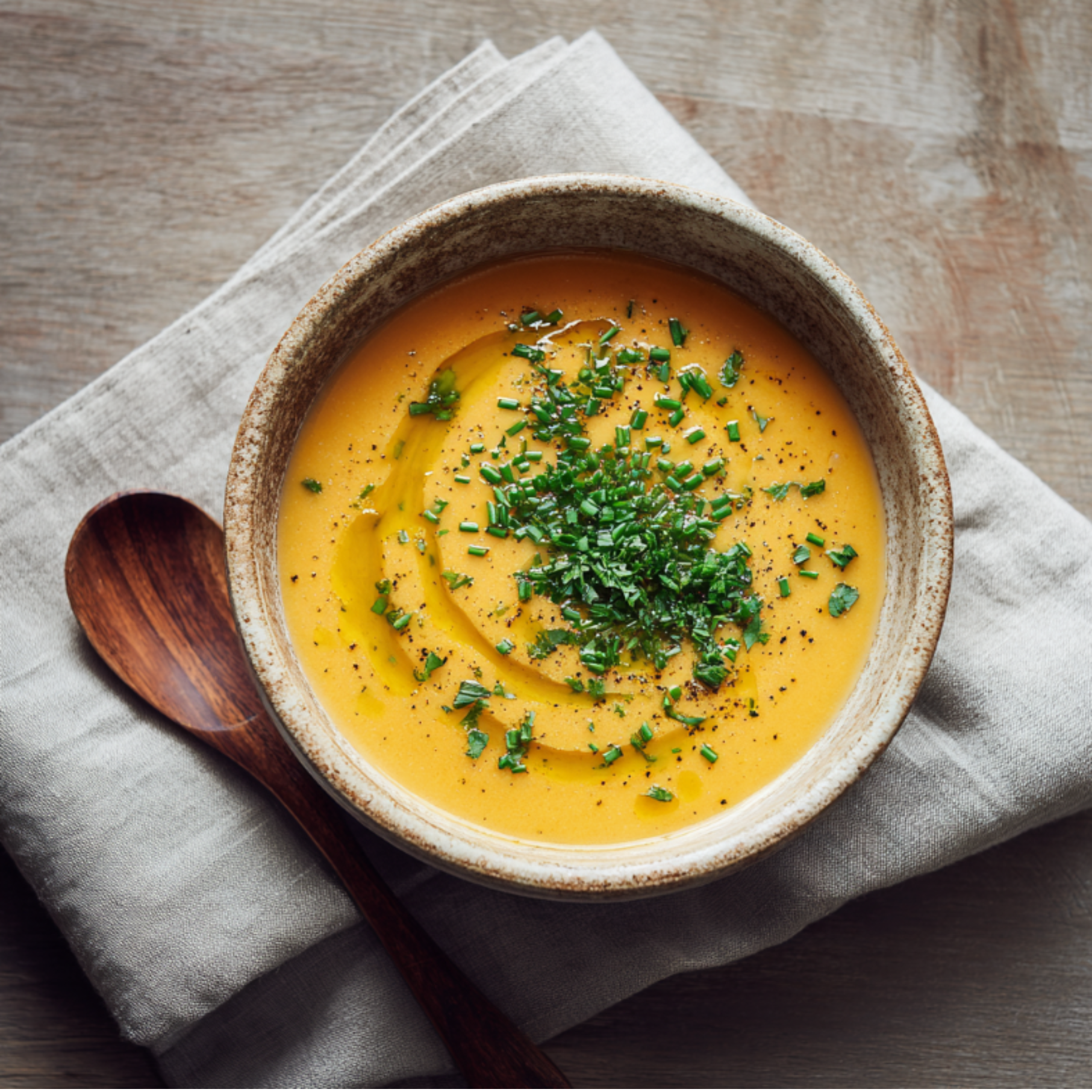 Gentle Ginger and Sweet Potato Soup