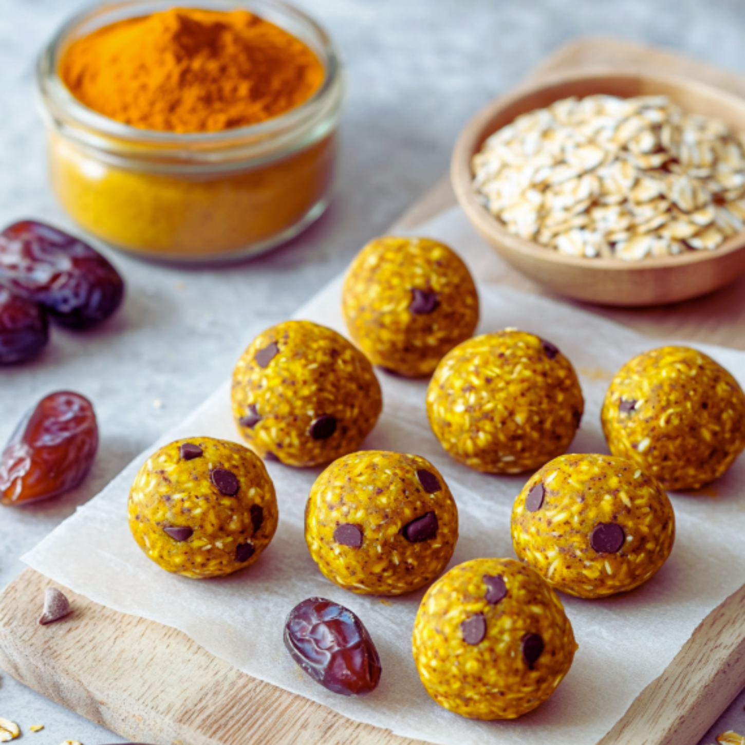 Golden Turmeric Energy Bites