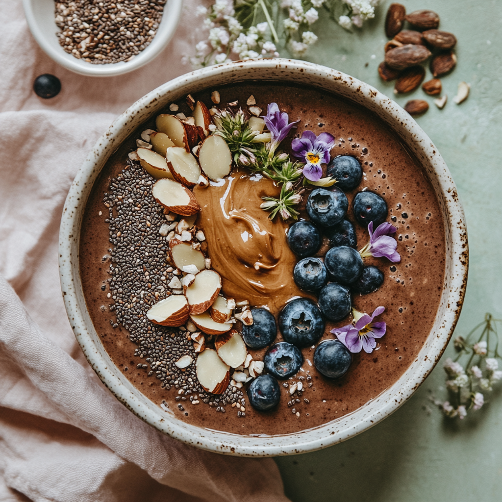 Magnesium-Rich Morning Smoothie Bowl