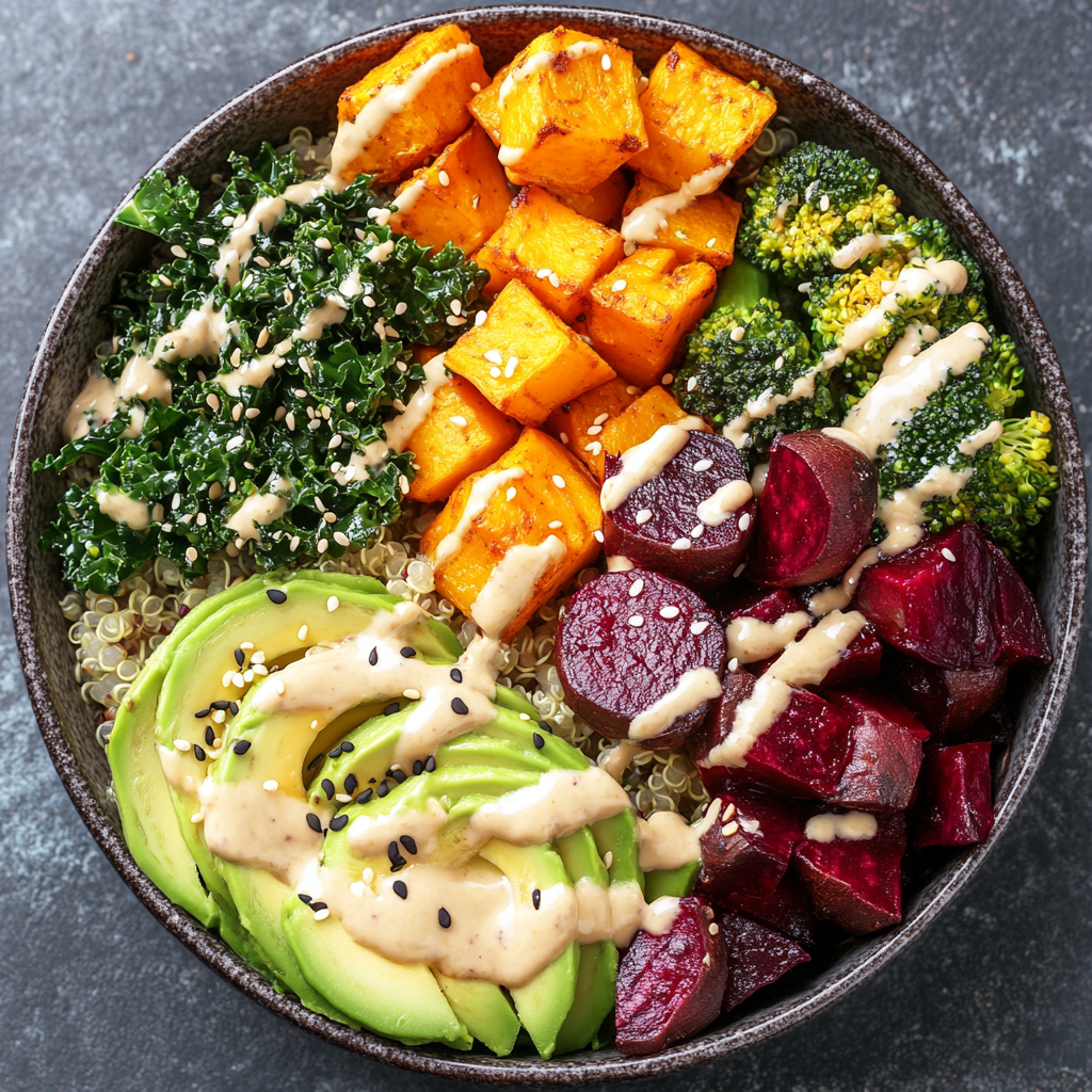 Nutrient-Dense Plant-Based Buddha Bowl