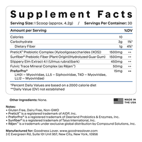 Better Gut Prebiotic Fiber Plus