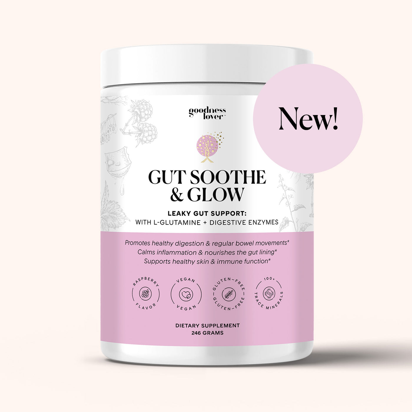 Gut Soothe & Glow - Solution For Gut And Glowing Skin | Goodness Lover