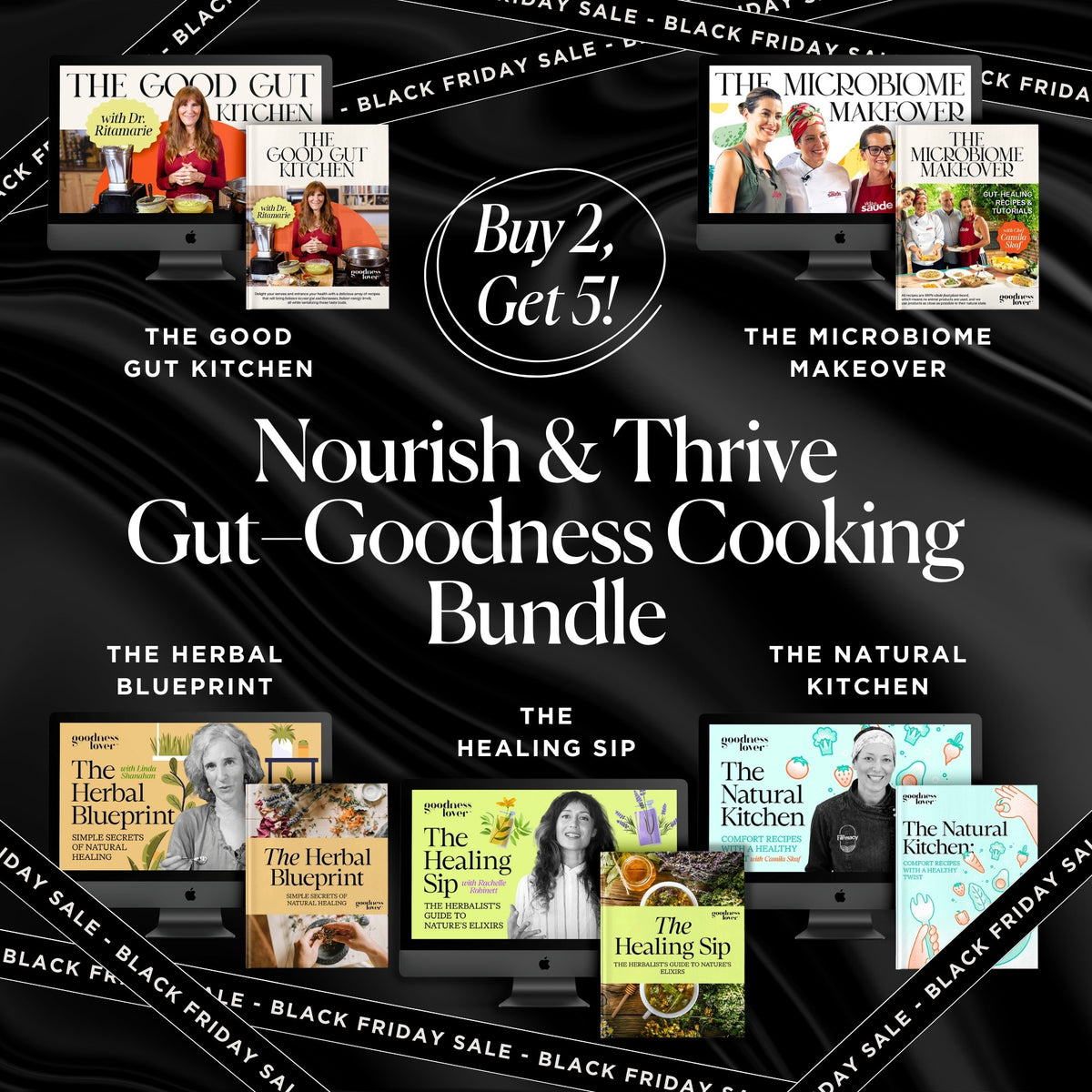 Nourish & Thrive Gut-Goodness Cooking Bundle (Get 5 for the price of 2!)