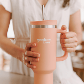Goodness Lover "Just Peachy" Tumbler
