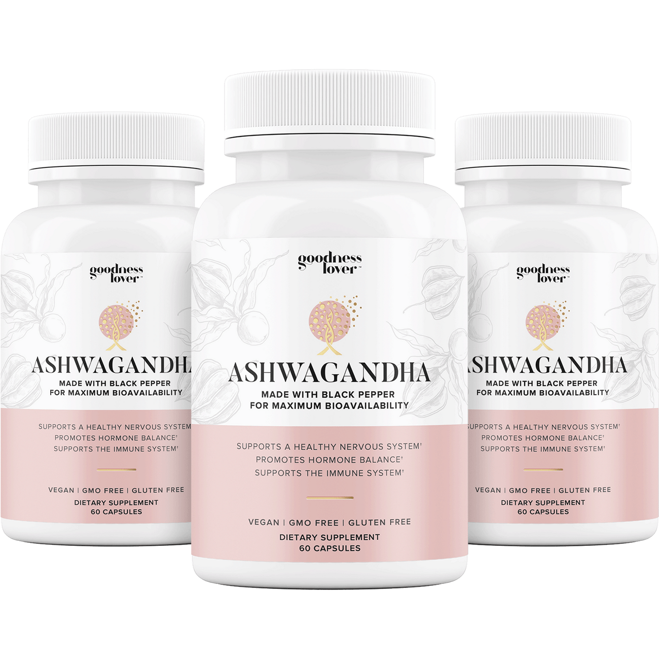 Ashwagandha The Ultimate Gut Solutions Goodness Lover   3x Ashwagandha 1300x 